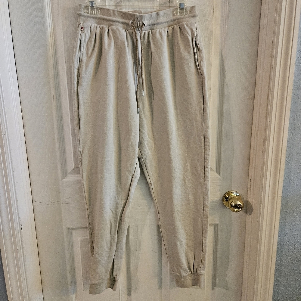 Punto Blanco Women's Jogger Sweatpants Off White Size Medium